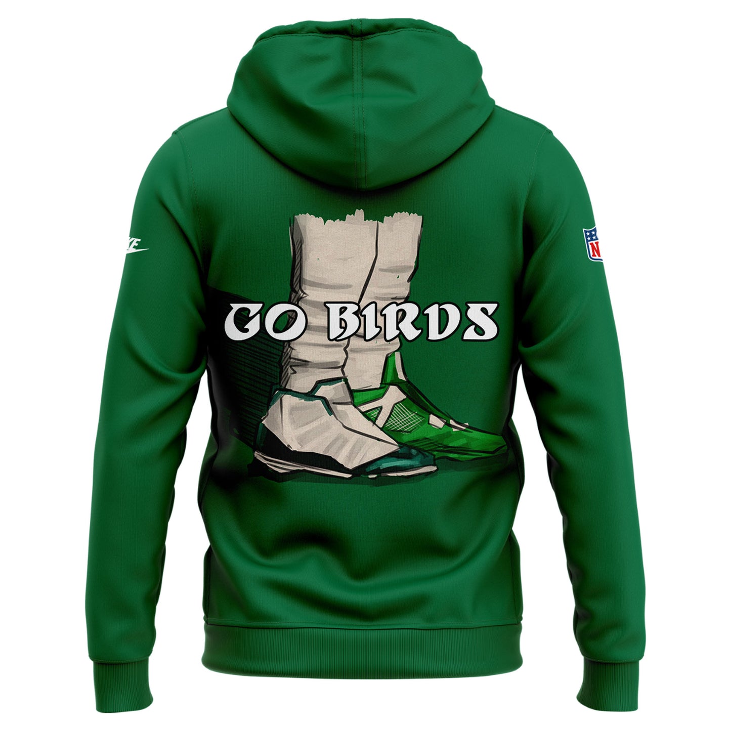 Philadelphia Eagles “Two Shoes” Throwback Hoodie 2024