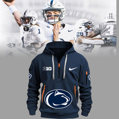 Limited Edition Penn State Football 2024 Football Half Zip Hoodie