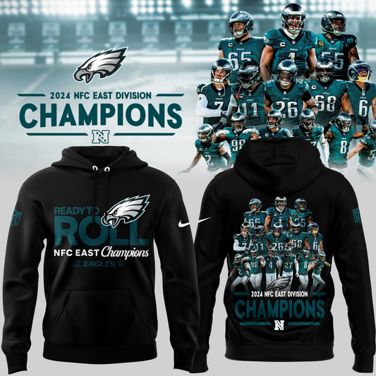 PHILADELPHIA EAGLES ARE 2024 NFC EAST CHAMPIONS Limited Edition Hoodie