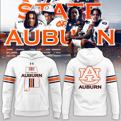 Special New State of Auburn Football Hoodie