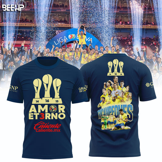 🏆🏆🏆  𝐀𝐌𝐎𝐑 𝐄𝐓𝟑𝐑𝐍𝐎 Grand3sDeCorazón Club América TShirt