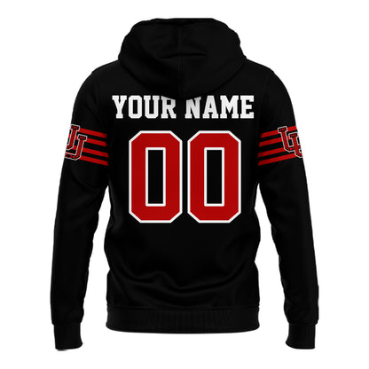 Utah Football Team Limited Edition Hoodie Custom Name and Custom Number