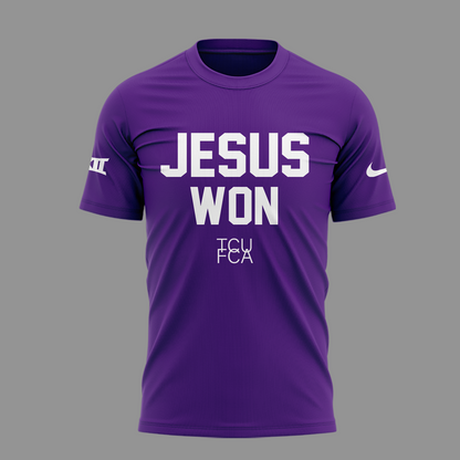 Limited Edition JESUS WON Gray TShirt 2024