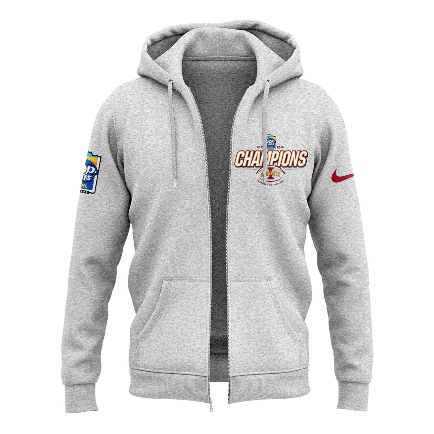 2024 Pop Tarts Bowl Champions Iowa State Football Limited Edition Zip Hoodie