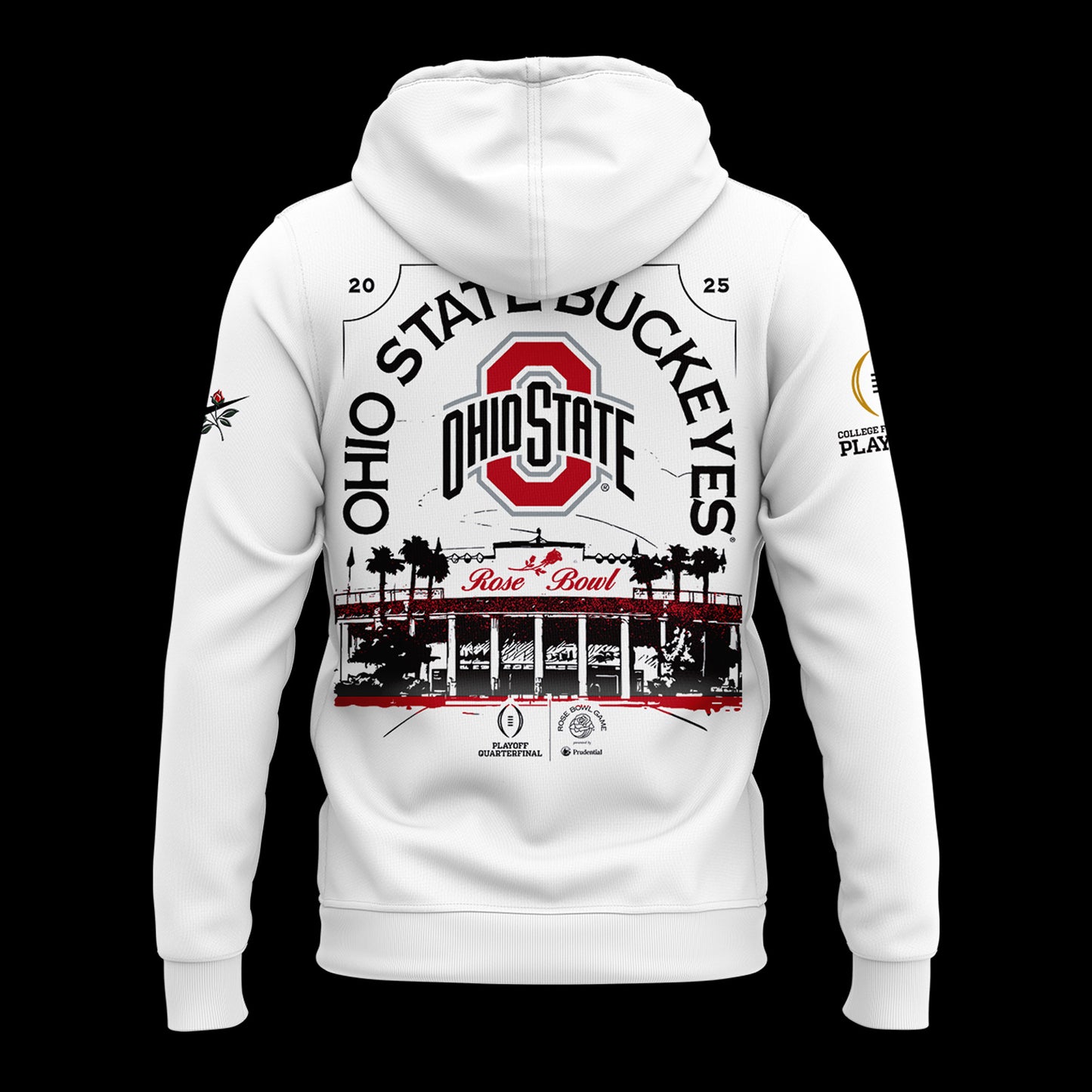 Ohio State Buckeyes Rose Bowl Game 2025 Hoodie