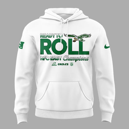 Special Edition Kelly Green Philadelphia Eagles 2024 NFC East Division Champions Hoodie