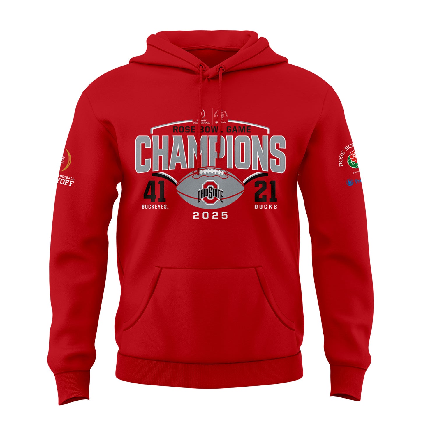 Limited Edition Ohio State Buckeyes College Football Playoff 2025 Rose Bowl Champions