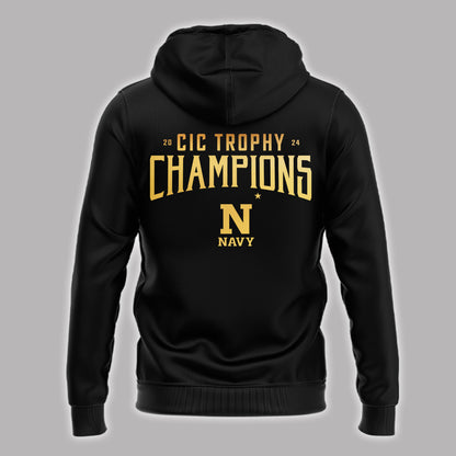 Special2024 Commander-In-Chief’s Trophy Champions Navy Football Hoodie