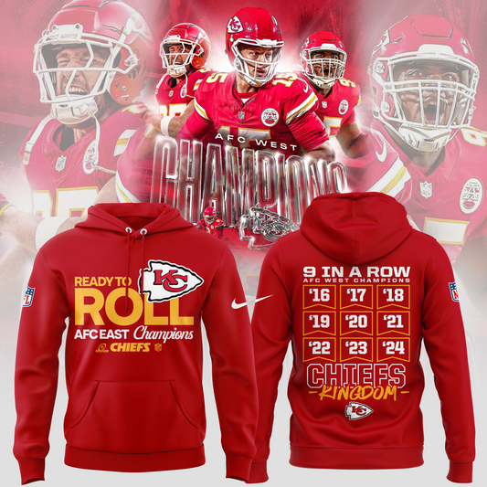 Special New AFC WEST CHAMPIONS Kansas City Chiefs Hoodie