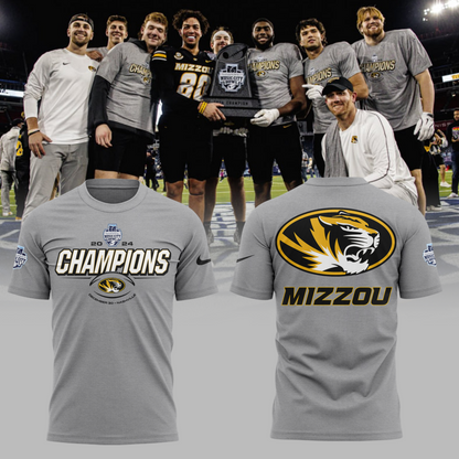 Missouri Tigers NCAA Music City Bowl Champions Limited Edition Tshirt 2025