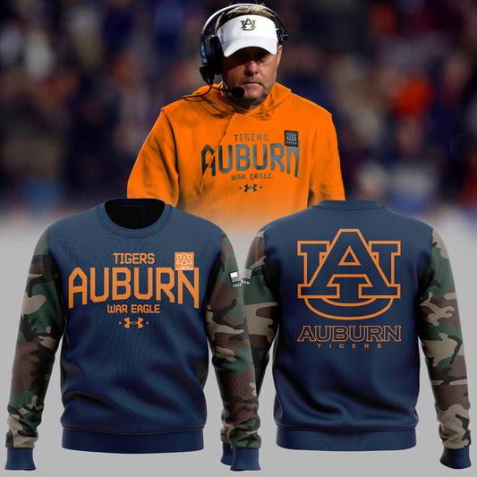 Limited Edition 2024 Military Appreciation Auburn Tigers football Sweatshirt