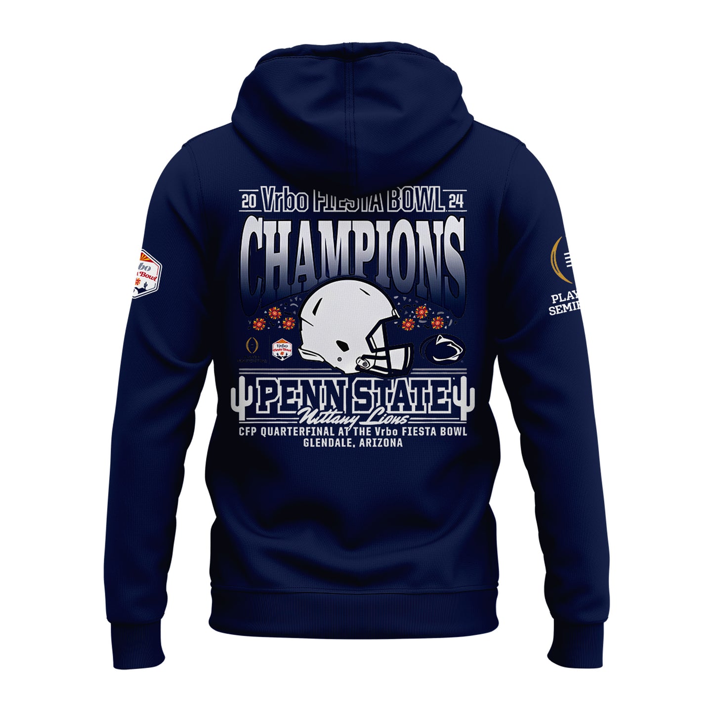 Limited Edition Penn State Nittany Lions College Football Playoff 2024 Fiesta Bowl Champions Hoodie