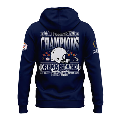 Limited Edition Penn State Nittany Lions College Football Playoff 2024 Fiesta Bowl Champions Hoodie