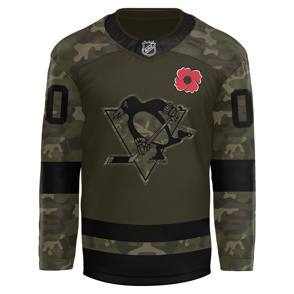 Pittsburgh Penguins x 2024 Military Appreciation Night Custom Jersey