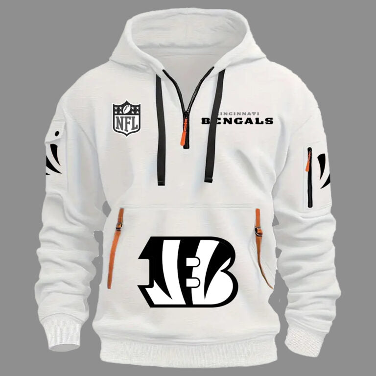 Limited Edition Cincinnati Bengals White Hoodie 2024