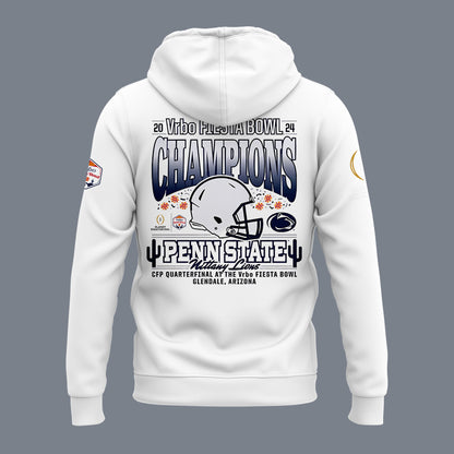 Limited Edition Penn State Nittany Lions College Football Playoff 2024 Fiesta Bowl Champions Hoodie