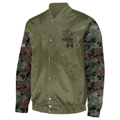 Special 2024 Military Appreciation Auburn Tigers Bomber Jacket