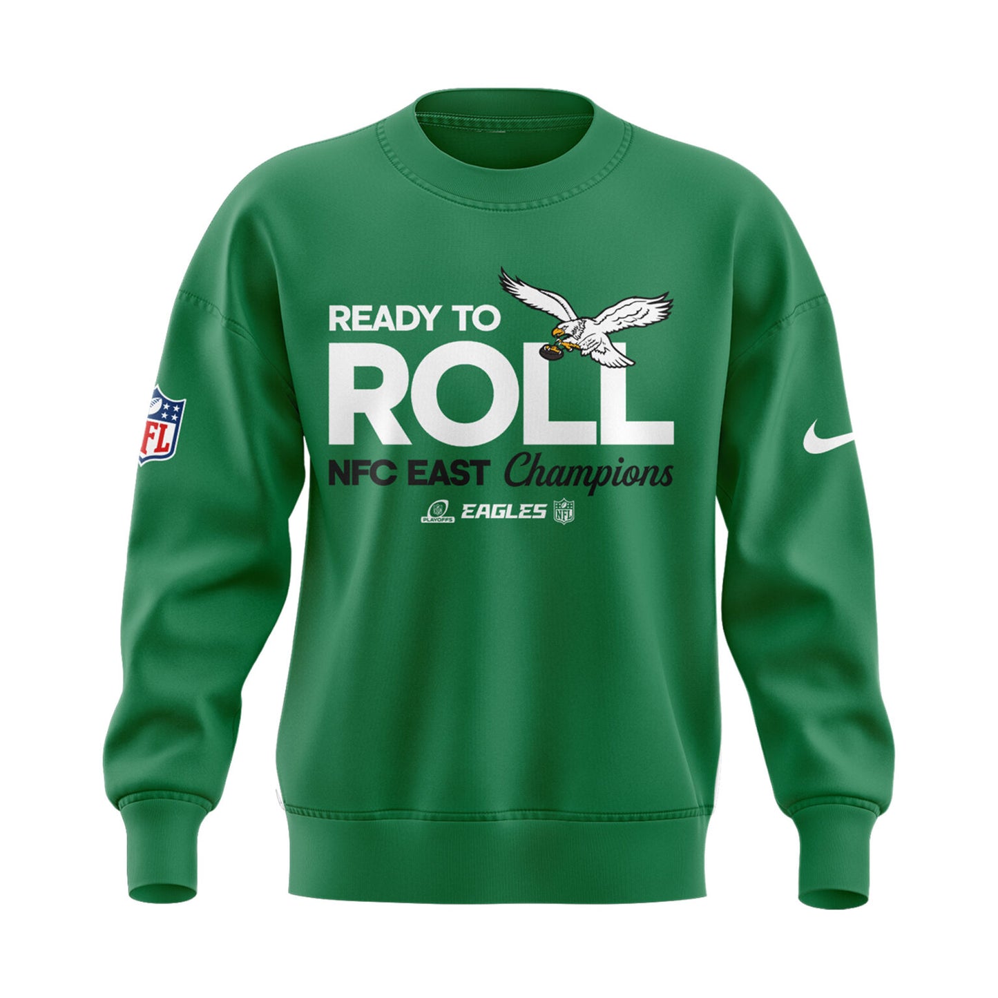 Limited Edition Philadelphia Eagles NFC EAST CHAMPIONS Kelly Green Sweatshirt 2024