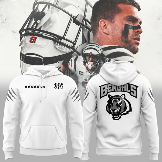 Limited Edition Cincinnati Bengals White Hoodie