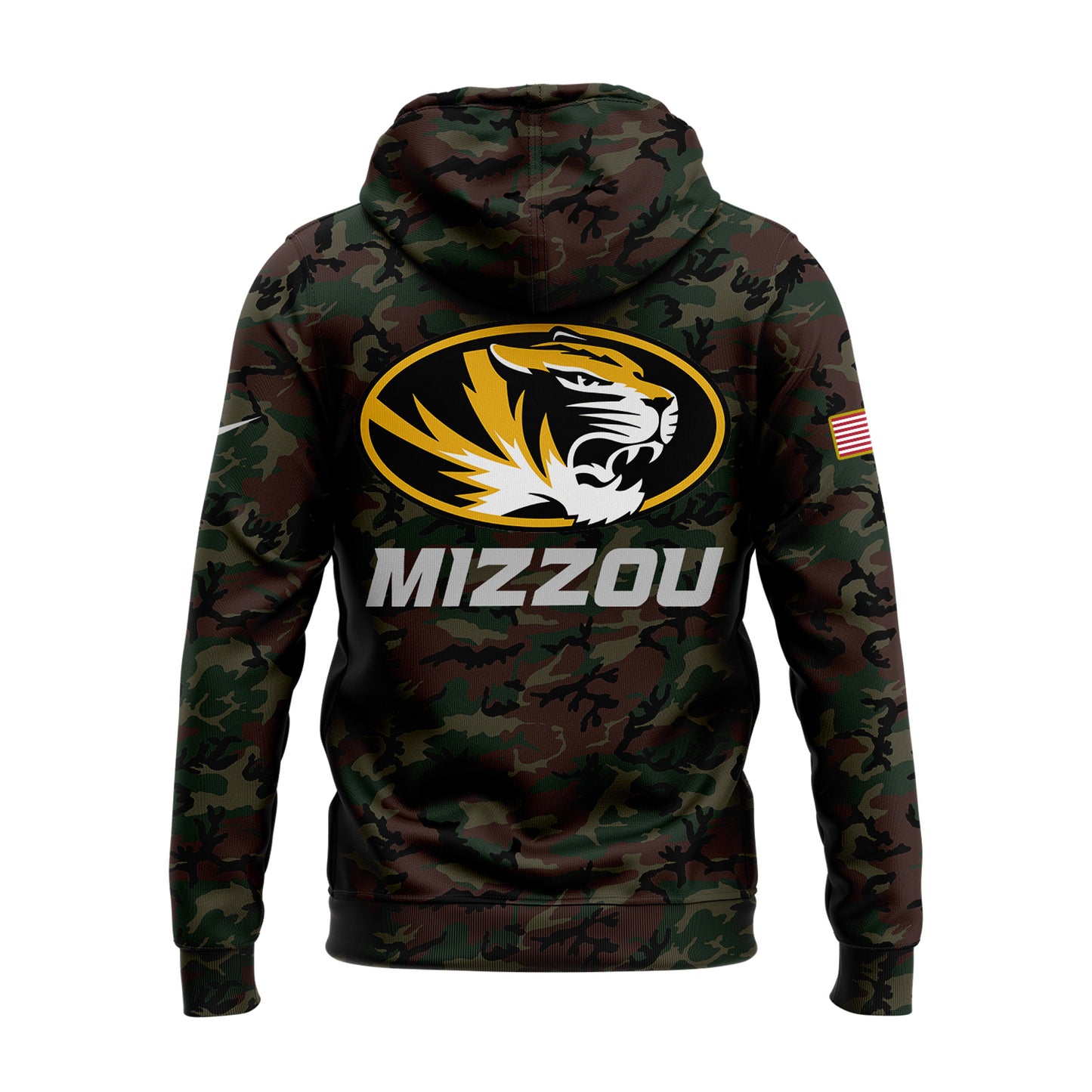 Limited Edition 2024 Military Appreciation Missouri Tigers football Zip Hoodie