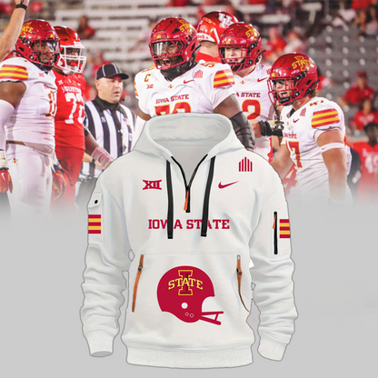 Iowa State Football 2024 Limited Edition New Half Zip Hoodie