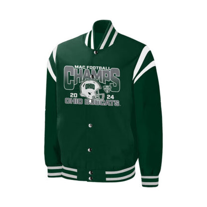 Special Edition 2024 MAC Champions Ohio Bobcats football Bomber Jacket