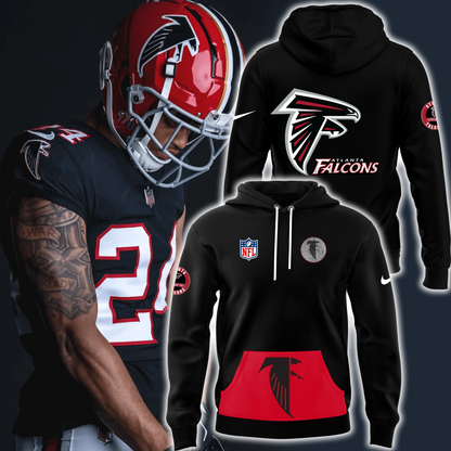 Atlanta Falcons Alternate Helmet Pullover Hoodie