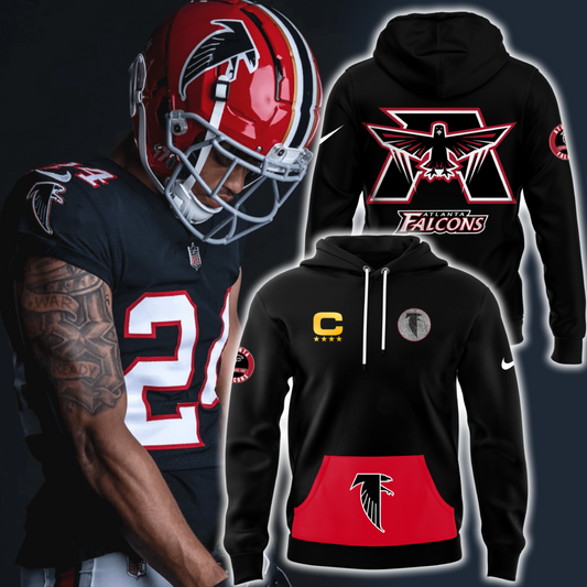 Atlanta Falcons Alternate Helmet Pullover Hoodie