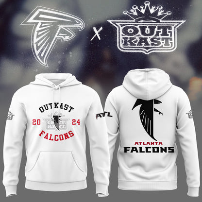 Outkast x Atlanta Falcons BlackPullover Hoodie