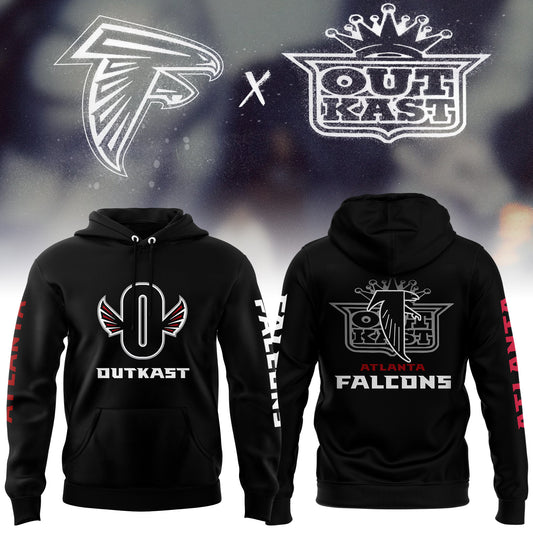 Outkast x Atlanta Falcons BlackPullover Hoodie