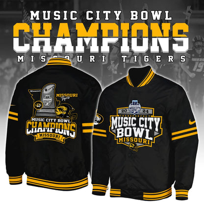 Missouri Tigers NCAA Music City Bowl Champions Limited Edition Bomber Jacket 2025