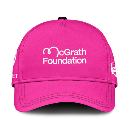 Cricket Team Australia National Shirt Pink Polo Breast Cancer Glenn McGrath