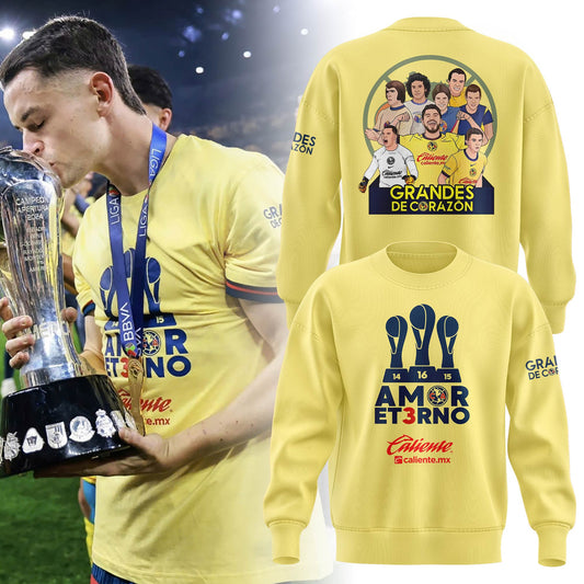 🏆🏆🏆 𝐀𝐌𝐎𝐑 𝐄𝐓𝟑𝐑𝐍𝐎 Grand3sDeCorazón Club América SweatShirt