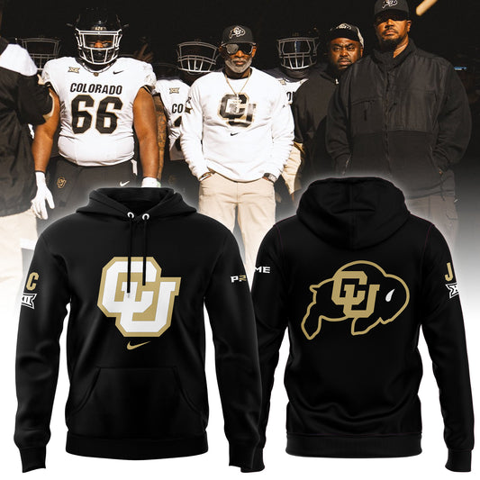 Coach Prime Colorado Buffaloes Football Hoodie Black 2024