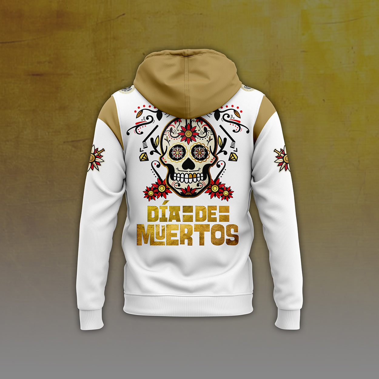 Vegas Golden Knights Dia De Los Muertos 2024 Pullover Hoodie