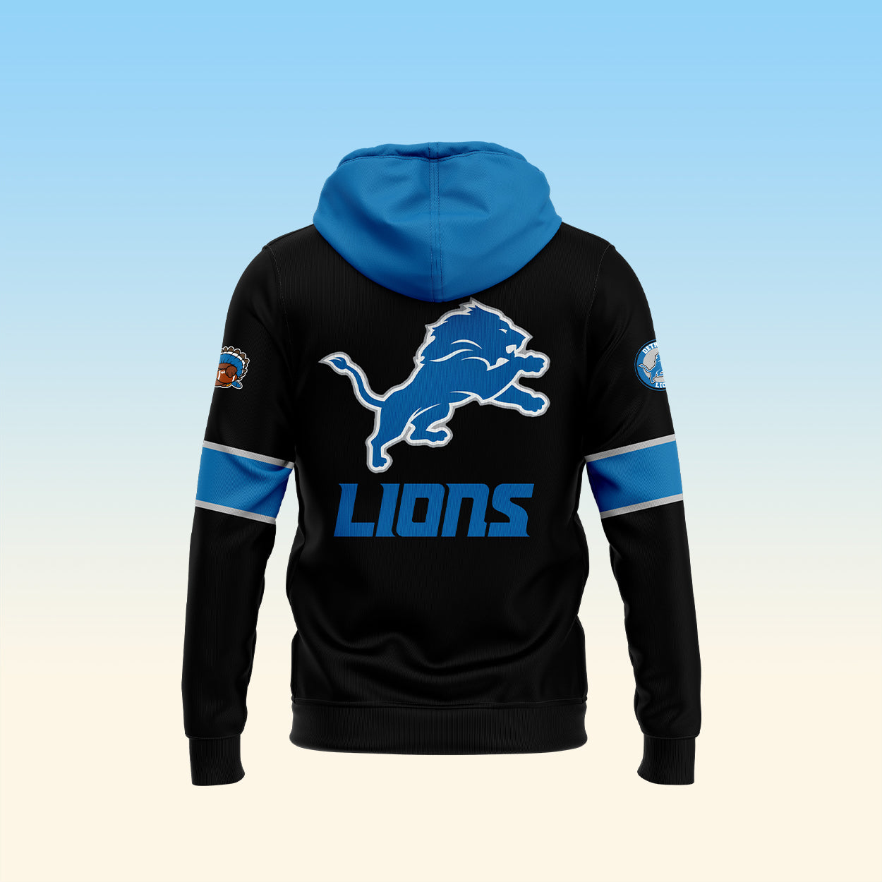 Detroit Lions 2024 Thanksgiving Premium Limited Pullover Hoodie