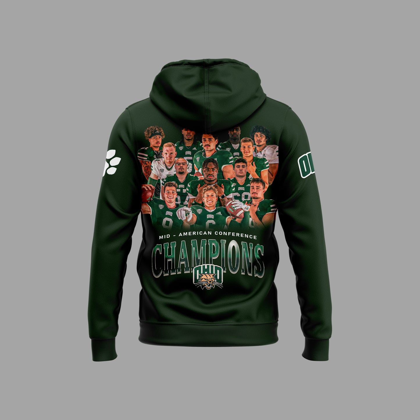 Ohio Bobcats football MAC Champions 2024 Hoodie