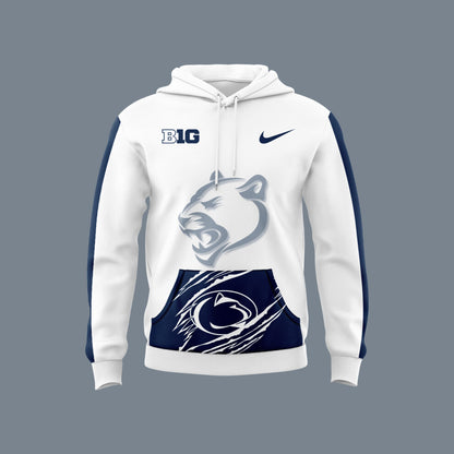 Penn State Football 2024 White Premium Limited Pullover Hoodie