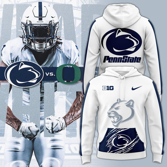 Penn State Football 2024 White Premium Limited Pullover Hoodie