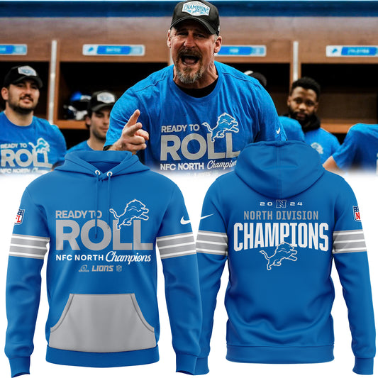 Detroit Lions NFC North Division Champions Hoodie