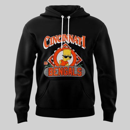 Special The Simpsons Bart x Cincinnati Bengals Hoodie