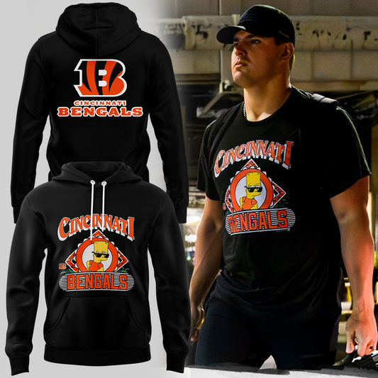 Special The Simpsons Bart x Cincinnati Bengals Hoodie