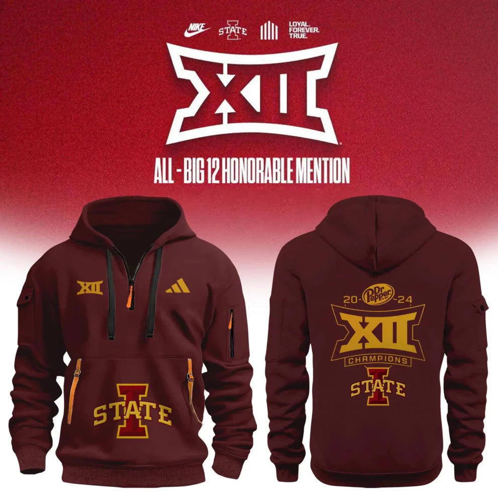 Iowa State Cyclones team Limited Half Zip Hoodie