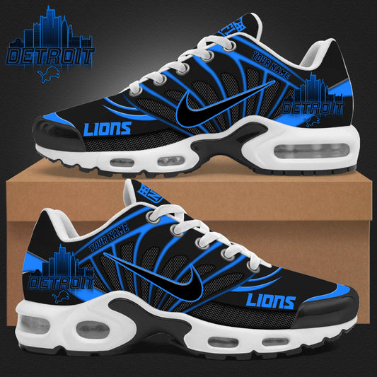 Detroit Lions Back In Black NFL Limited Edition Shoes 2024