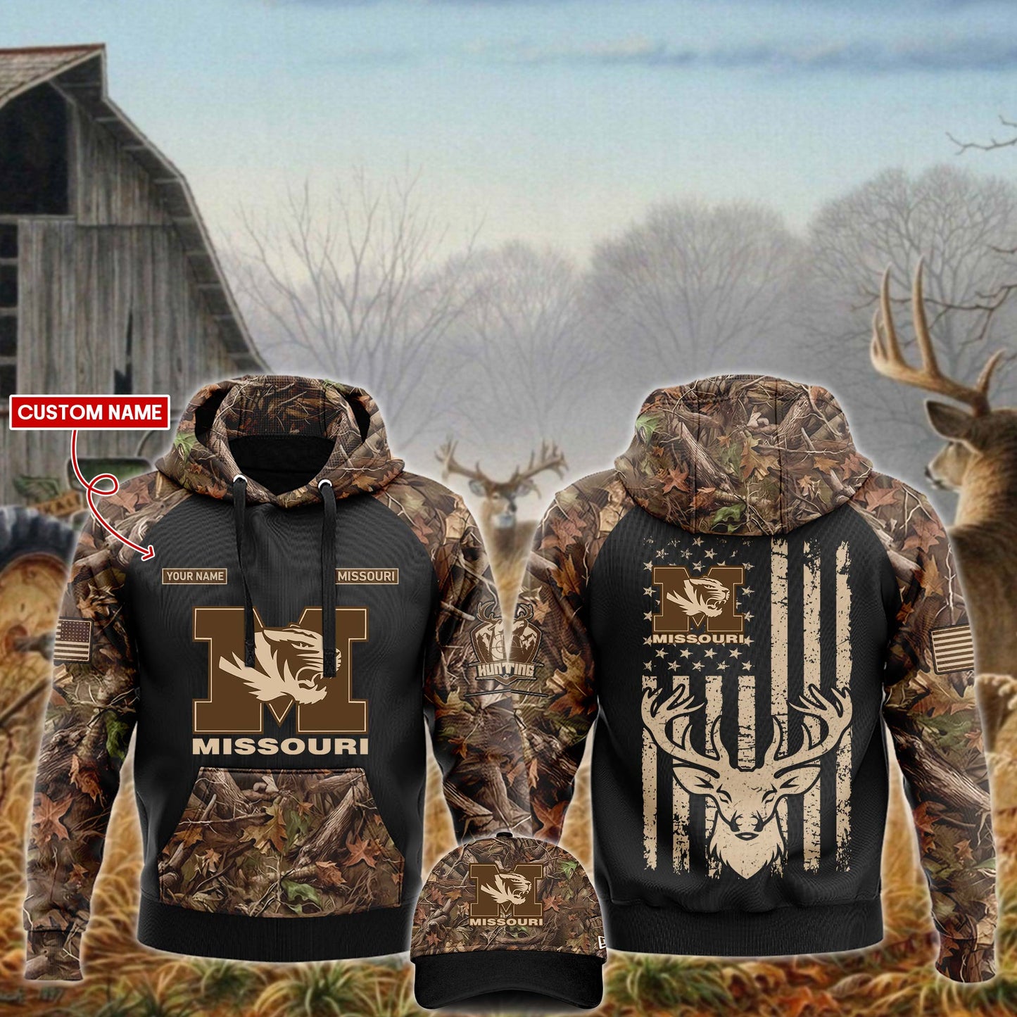 Missouri Tigers NCAA Hunting Season 2024 Hoodie Limited Edition