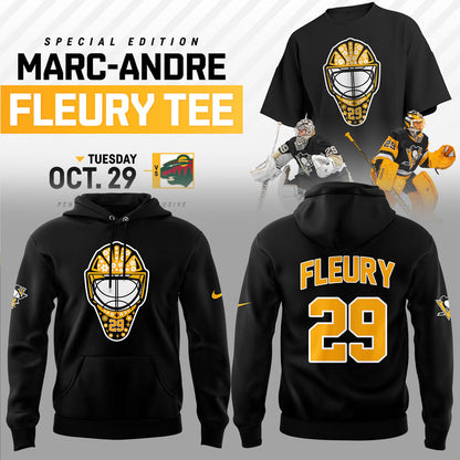 SPECIAL EDITION Pittsburgh Penguins MARC-ANDRE FLEURY TEE Hoodie