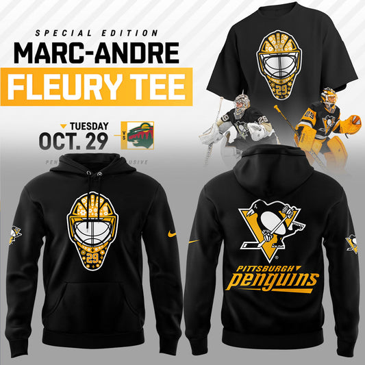 SPECIAL EDITION Pittsburgh Penguins MARC-ANDRE FLEURY TEE Hoodie