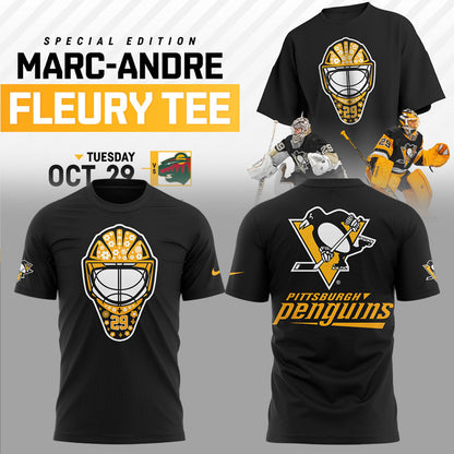 SPECIAL EDITION Pittsburgh Penguins MARC-ANDRE FLEURY TEE Tshirt