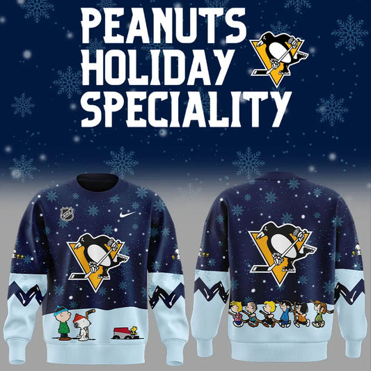 Pittsburgh Penguins Peanuts & Snoopy Night Sweatshirt