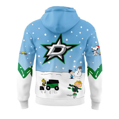 Dallas Stars Peanuts & Snoopy Night Hoodie